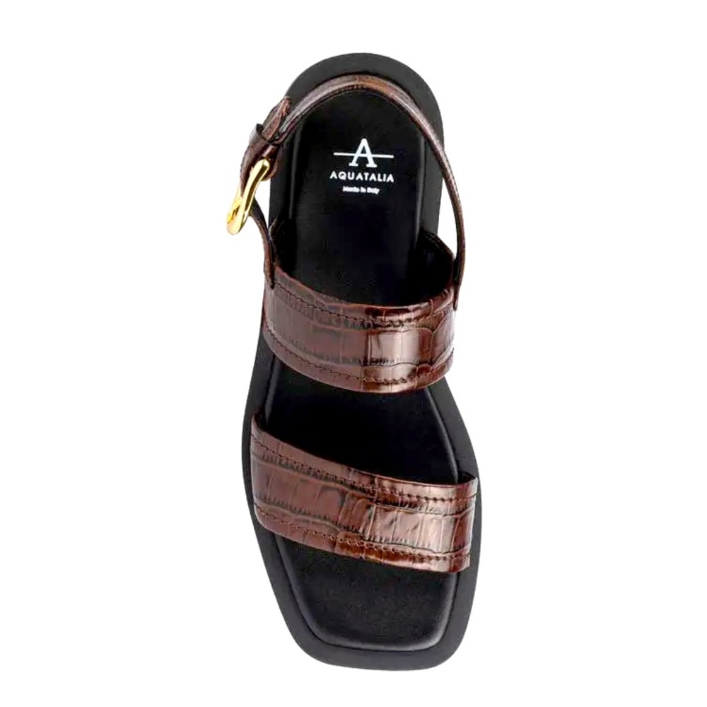 *New* Aquatalia Sandals Color Brown Size US 6 With Bag